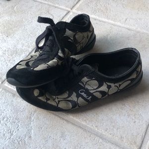 Black Coach Shoes. Size 7